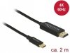 Delock Kabel USB-C(M)-HDMI(M) 2M czarny